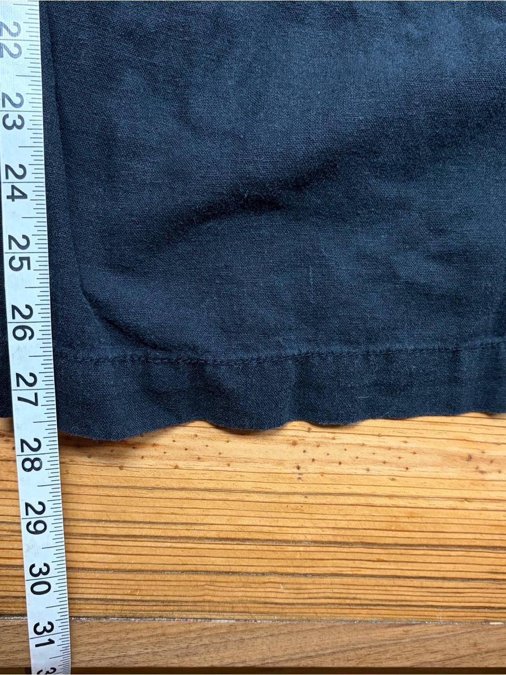 Briggs women’s linen blend black pants - Picture 3 of 6